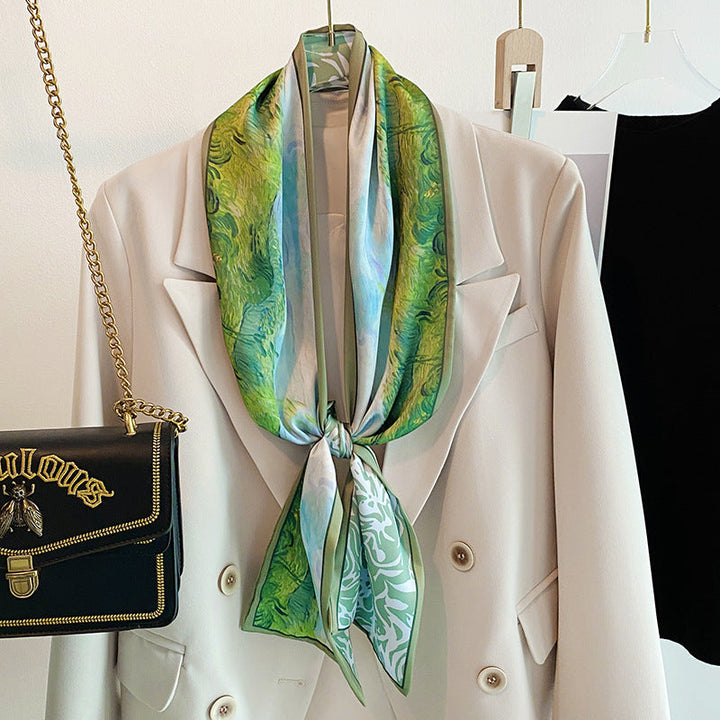 Jungle Foulard Long (100% Silk - 150x15cm)