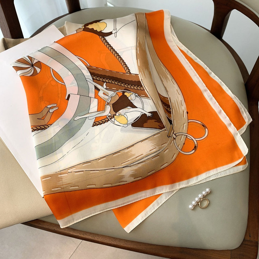 Aurora Foulard (100% Silk - 68cm)