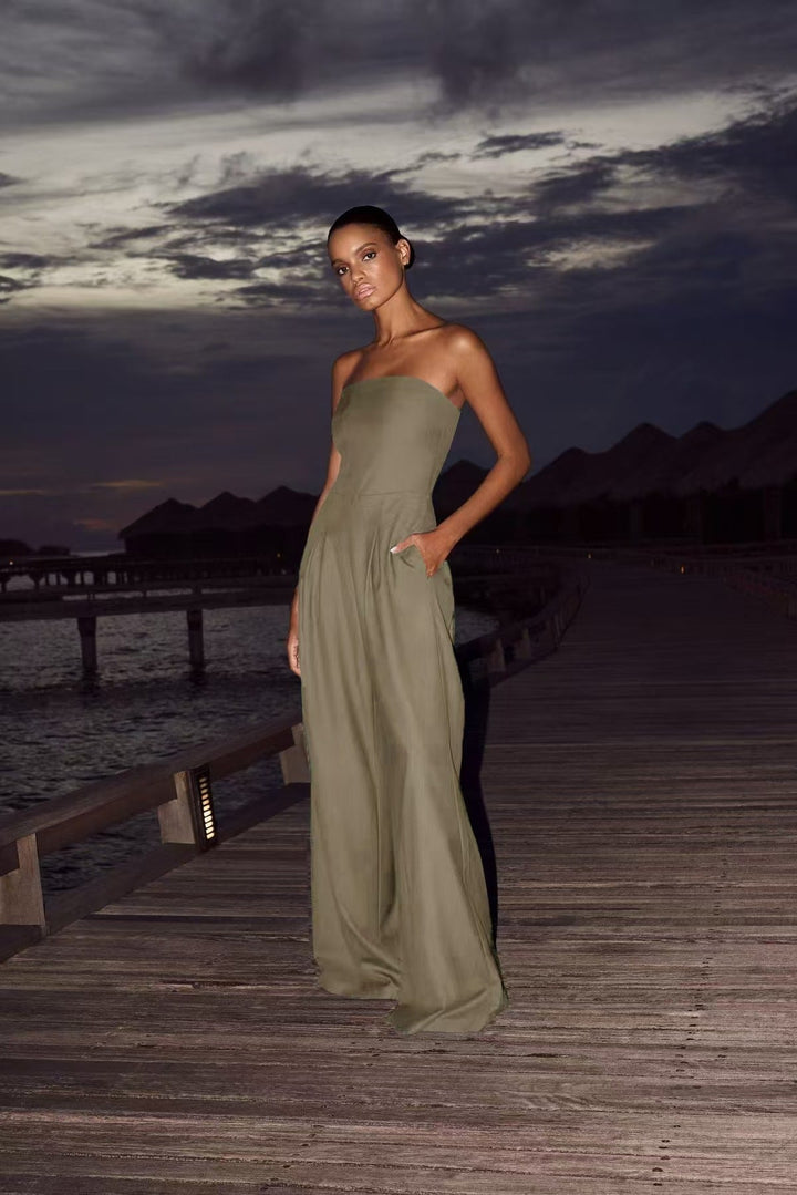 Aleia™| Tuta Elegante a Gamba Larga