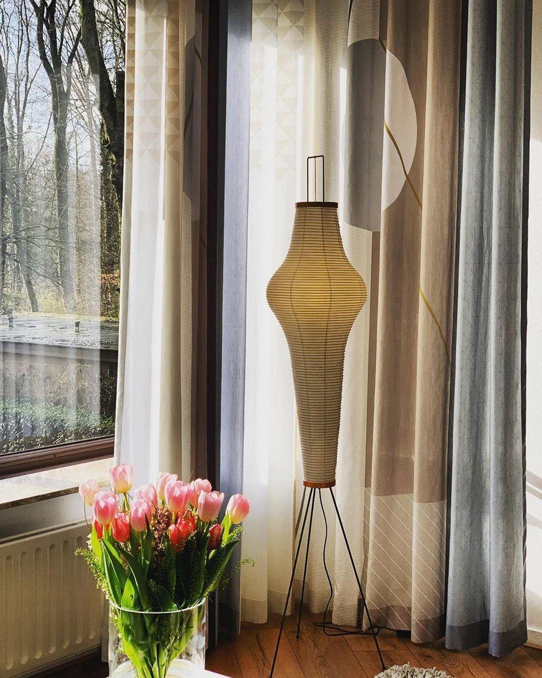 Reispapier Stehlampe