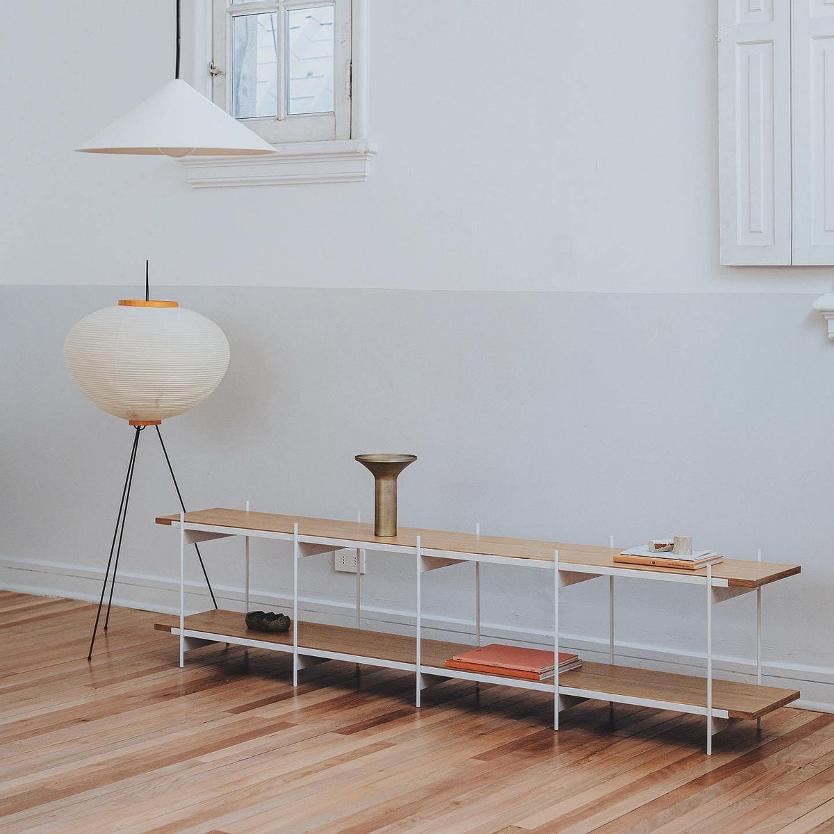 Zarte Reispapier Stehlampe