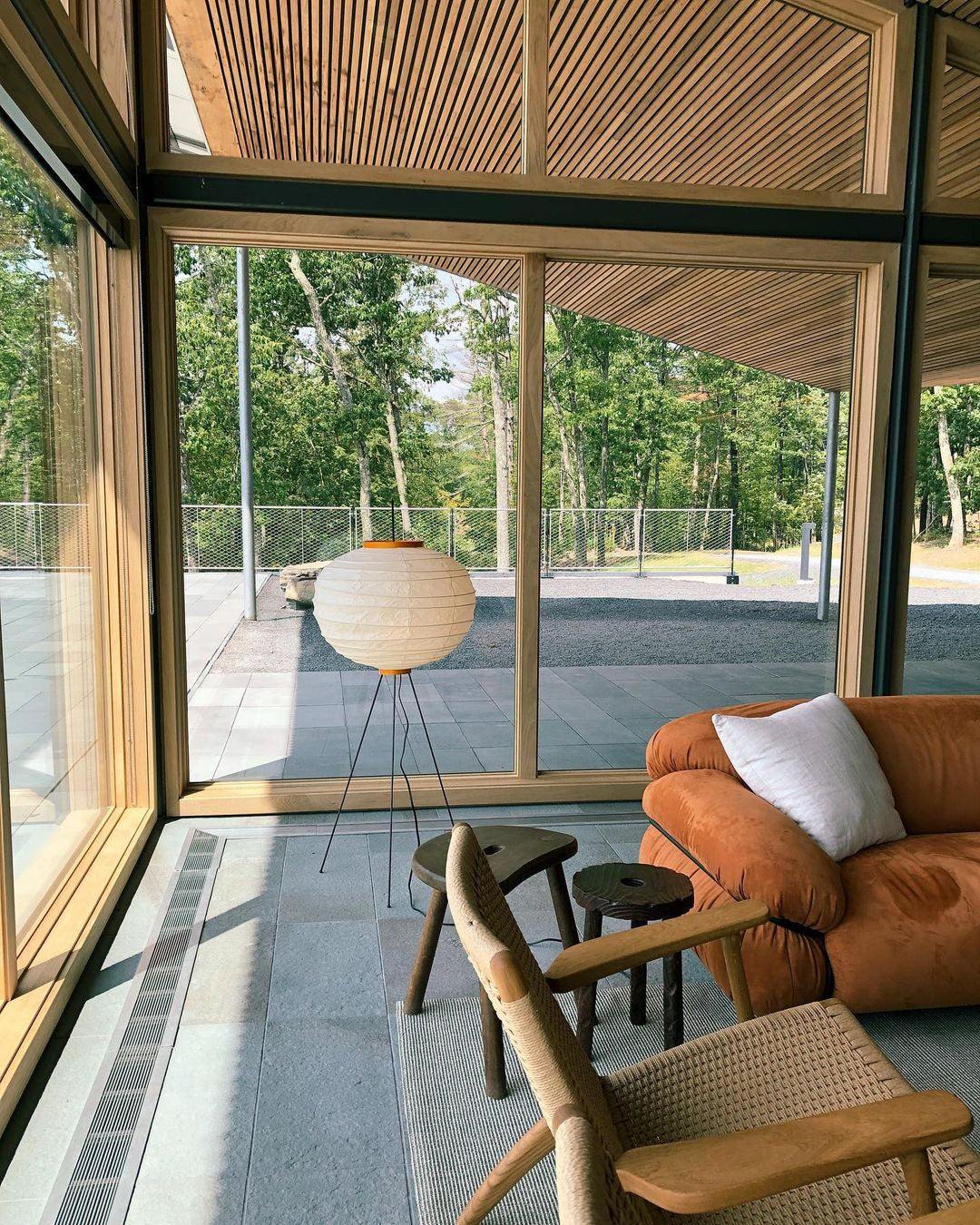 Zarte Reispapier Stehlampe