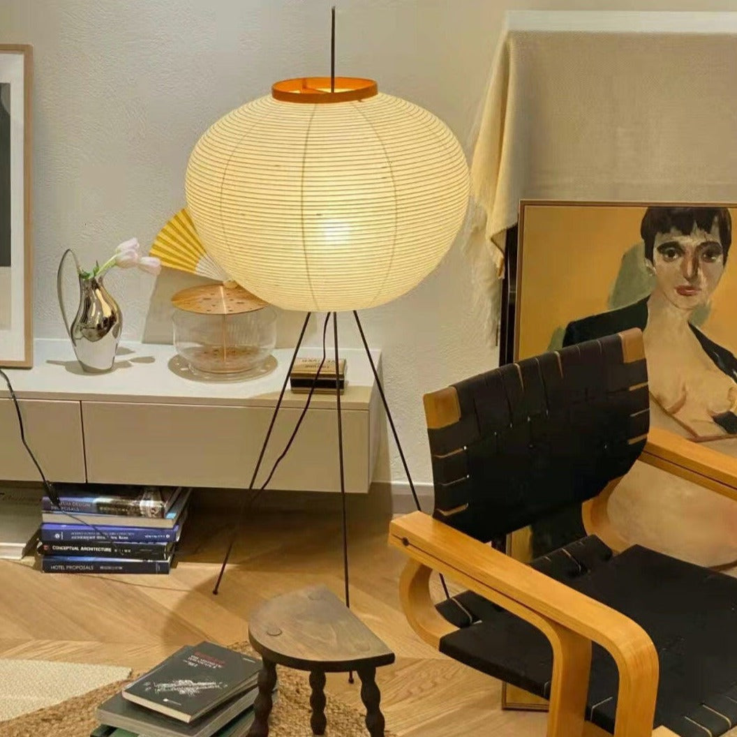 Reispapier Stehlampe