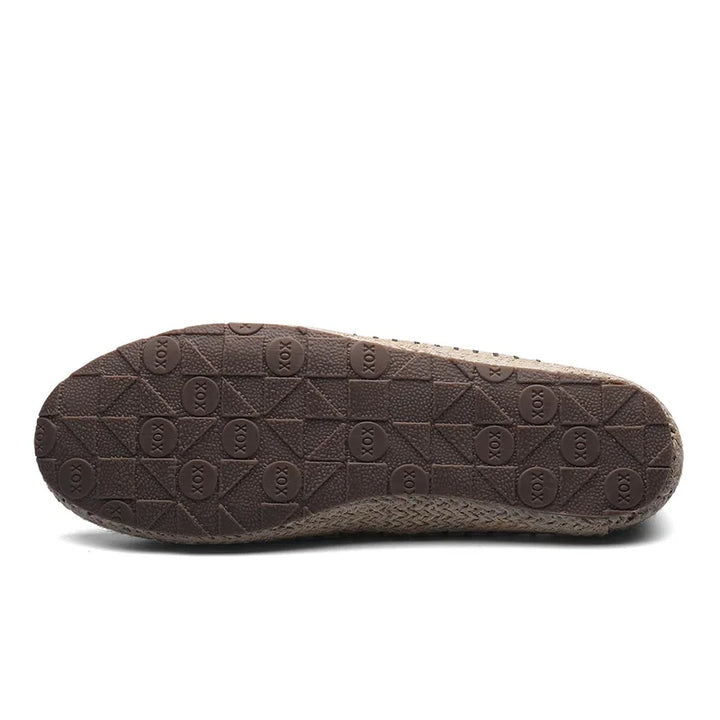 2025 spring and autumn high-quality espadrilles shoes men's flat canvas shoes hemp lazy flat shoes men's loafers driving shoes