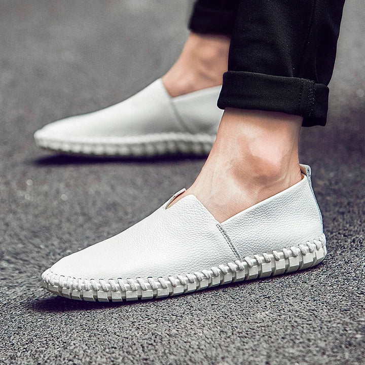 Men's Leather Casual loafers Shoe wedding Dress Shoes New Big Size Moccasins Shoes Suede shoes High Quality zapatos