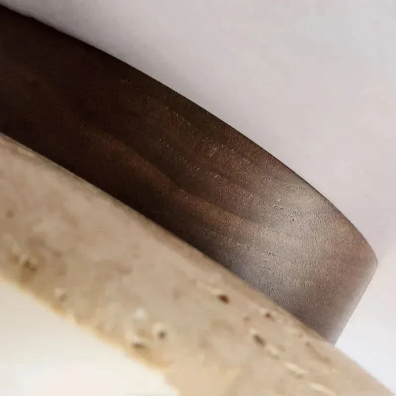 LED Travertin Deckenlampe