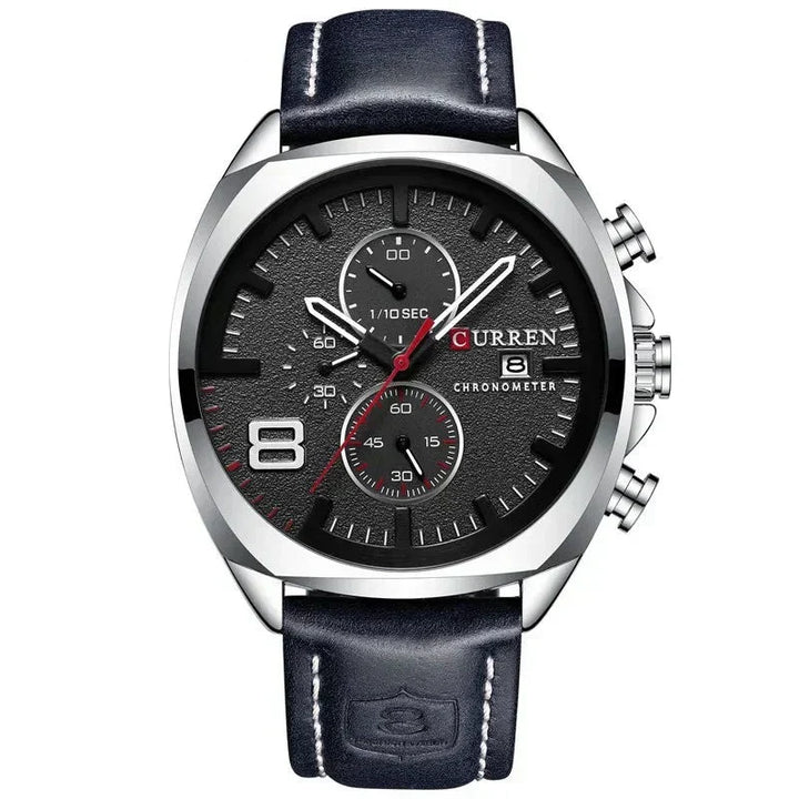 Waterproof Chronograph Sports Watch with Military Design