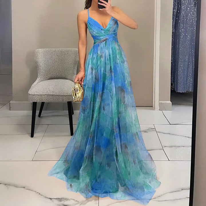 Carola™ - Enchanting Maxi Dress with Floral Print