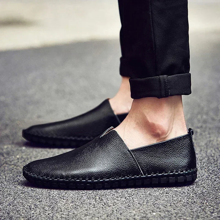Men's Leather Casual loafers Shoe wedding Dress Shoes New Big Size Moccasins Shoes Suede shoes High Quality zapatos