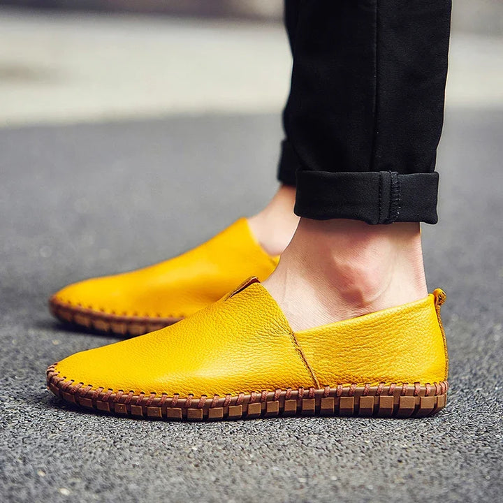 Men's Leather Casual loafers Shoe wedding Dress Shoes New Big Size Moccasins Shoes Suede shoes High Quality zapatos