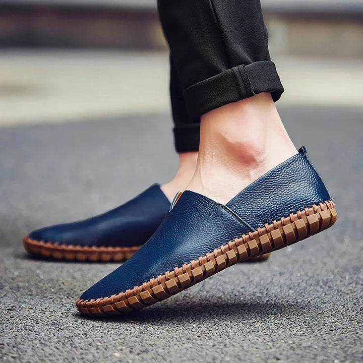 Men's Leather Casual loafers Shoe wedding Dress Shoes New Big Size Moccasins Shoes Suede shoes High Quality zapatos