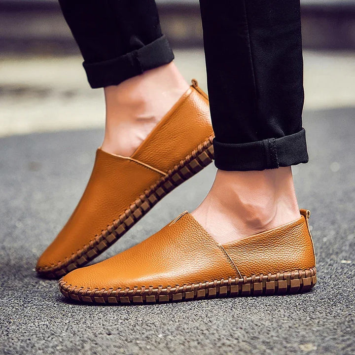 Men's Leather Casual loafers Shoe wedding Dress Shoes New Big Size Moccasins Shoes Suede shoes High Quality zapatos