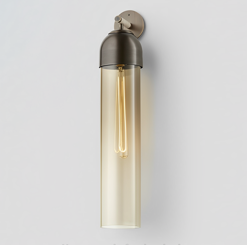 Kunstglas-Wandlampe