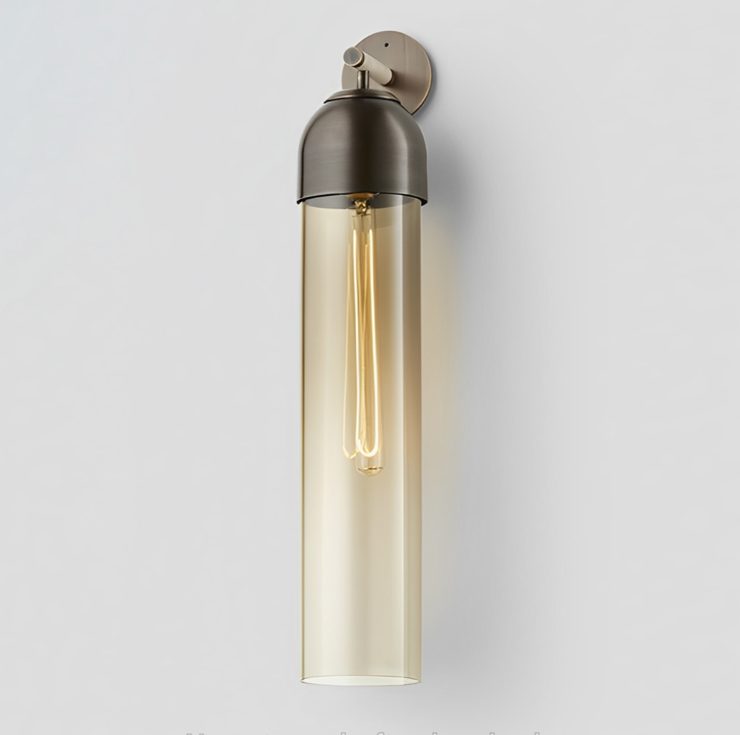 Kunstglas-Wandlampe