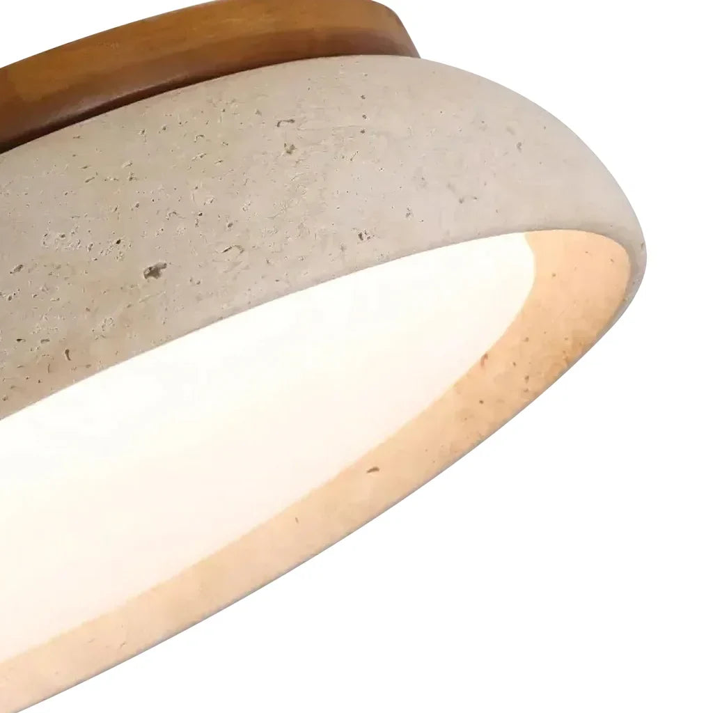 Wabi-Sabi Travertin Deckenleuchte