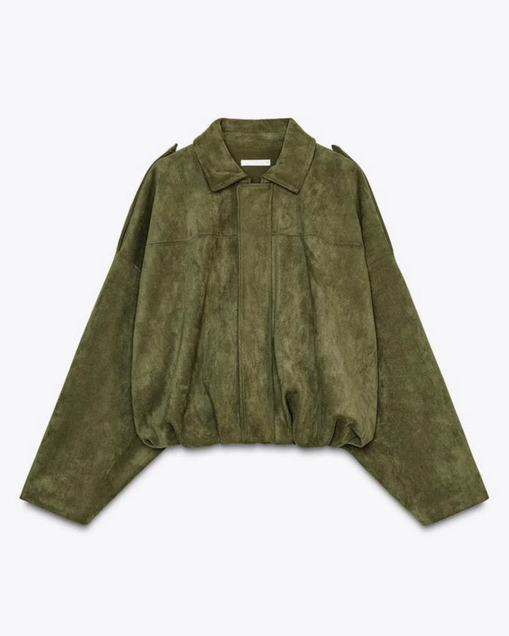 Anneliese™ - Suede Bomber Jacket