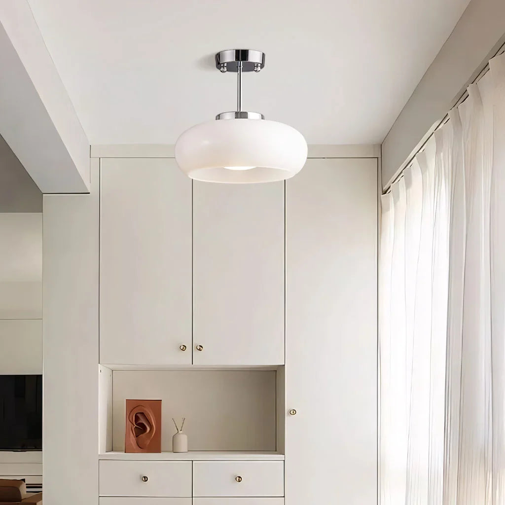 Bauhaus Glas Deckenleuchte