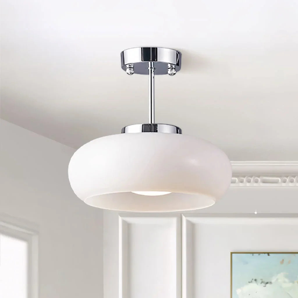 Bauhaus Glas Deckenleuchte