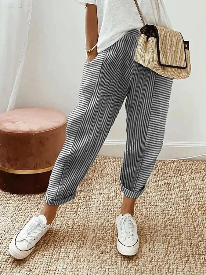 Manon™ | STRIPED PANTS