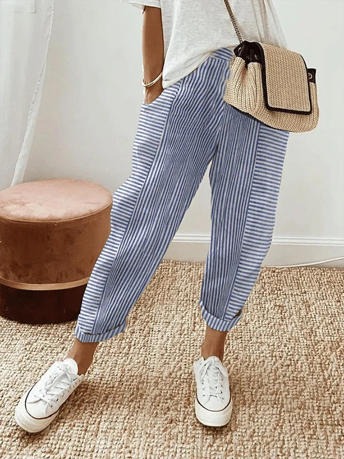 Manon™ | STRIPED PANTS