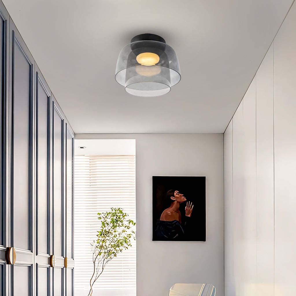 Fuchs Bunte Mehrschichtige Schalen Deckenleuchte