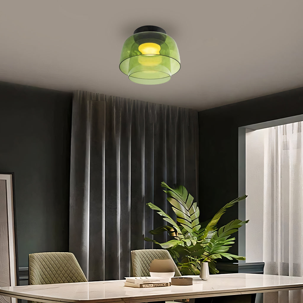 Fuchs Bunte Mehrschichtige Schalen Deckenleuchte