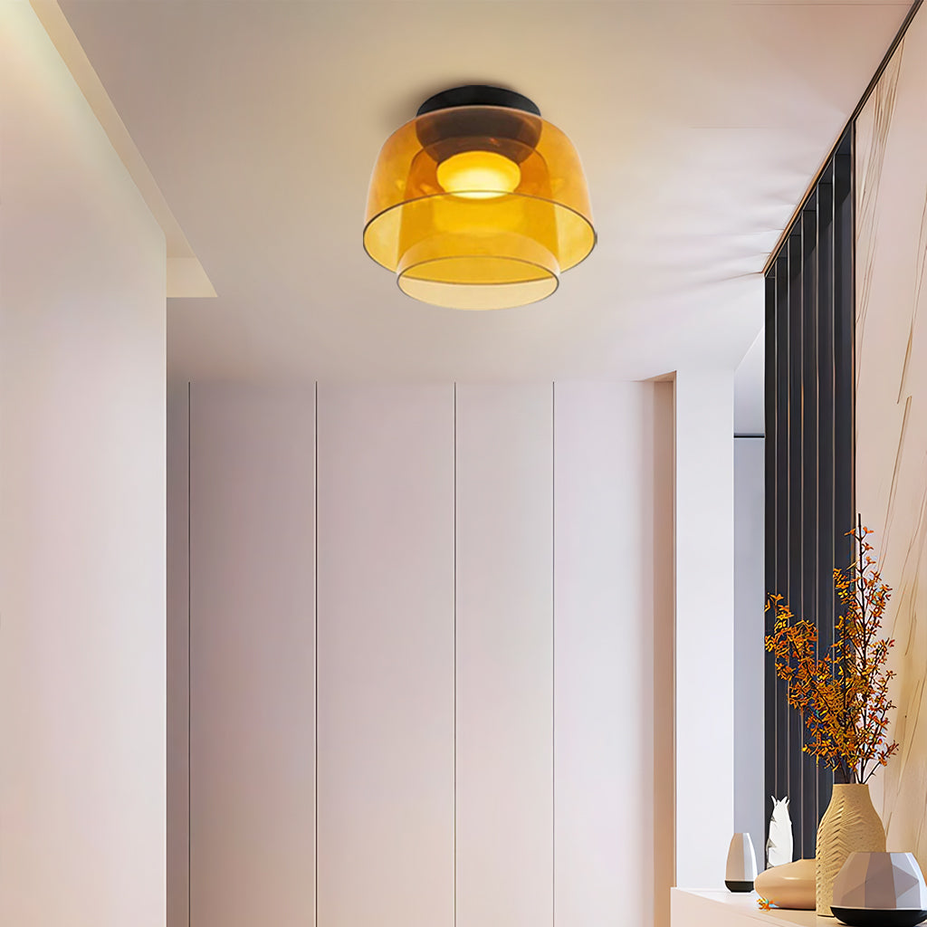 Fuchs Bunte Mehrschichtige Schalen Deckenleuchte