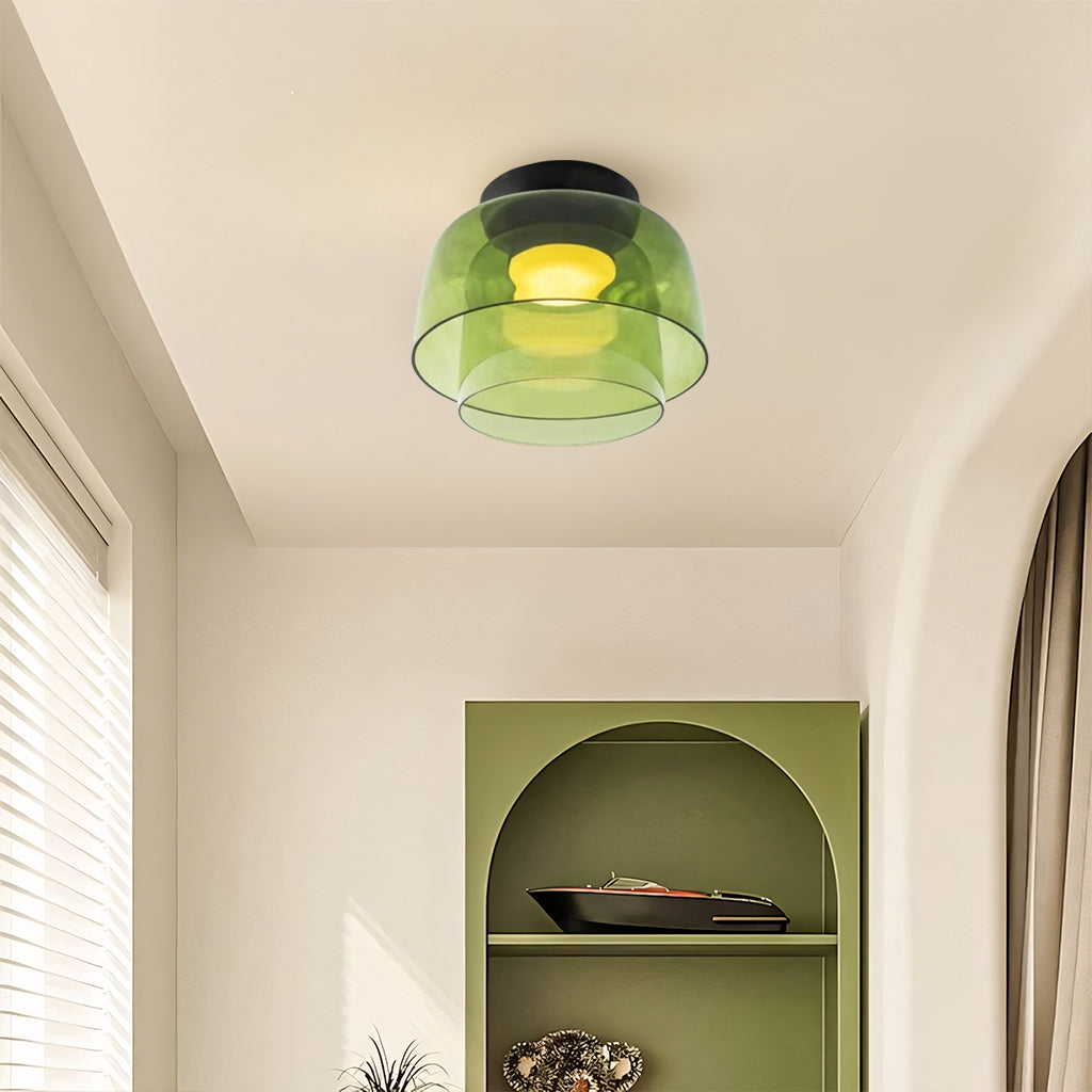 Fuchs Bunte Mehrschichtige Schalen Deckenleuchte