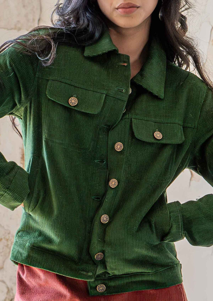 Corduroy Jacket Douglas Fir