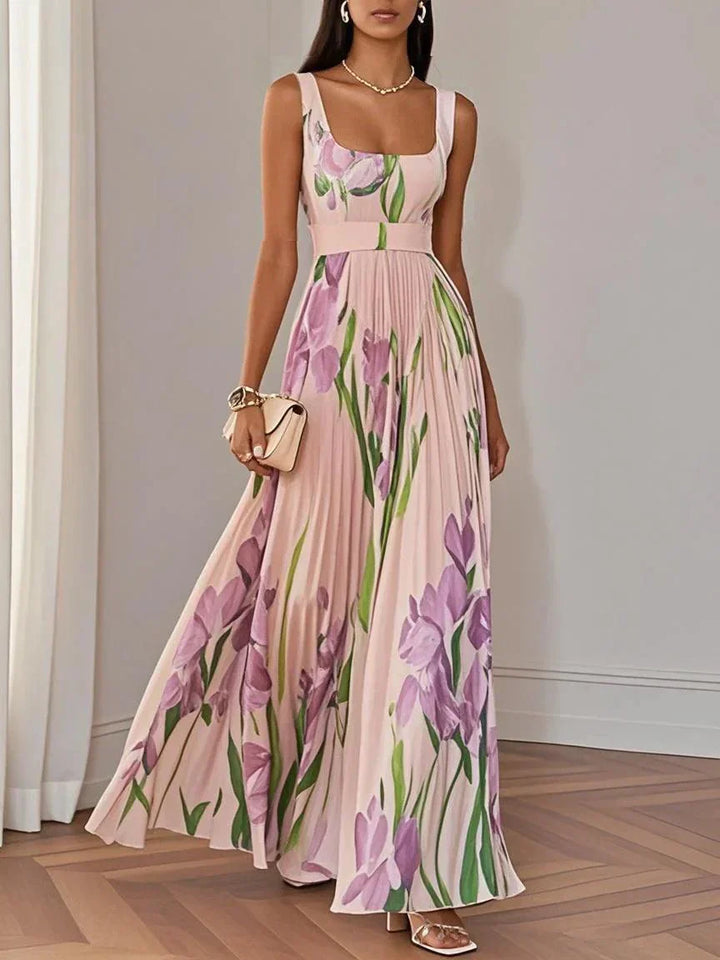 Revina™ Elegantes Florales Maxikleid