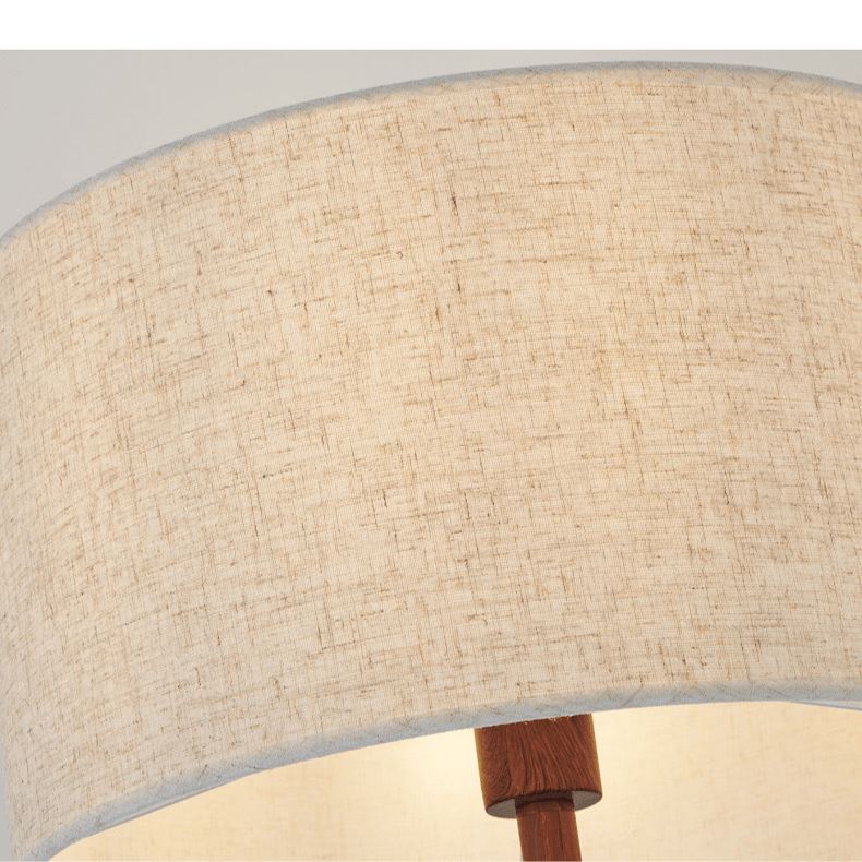 Japandi Holz Stehlampe