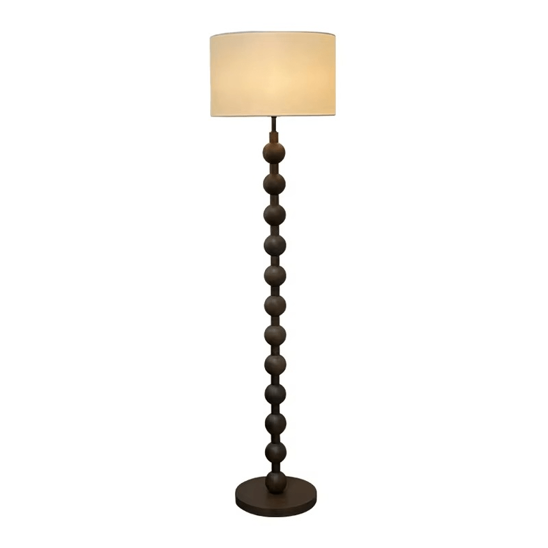 Japandi Holz Stehlampe