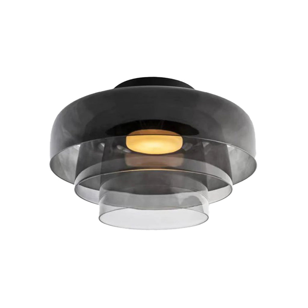 Asbille Mehrschichtige Disc Glas Deckenleuchte