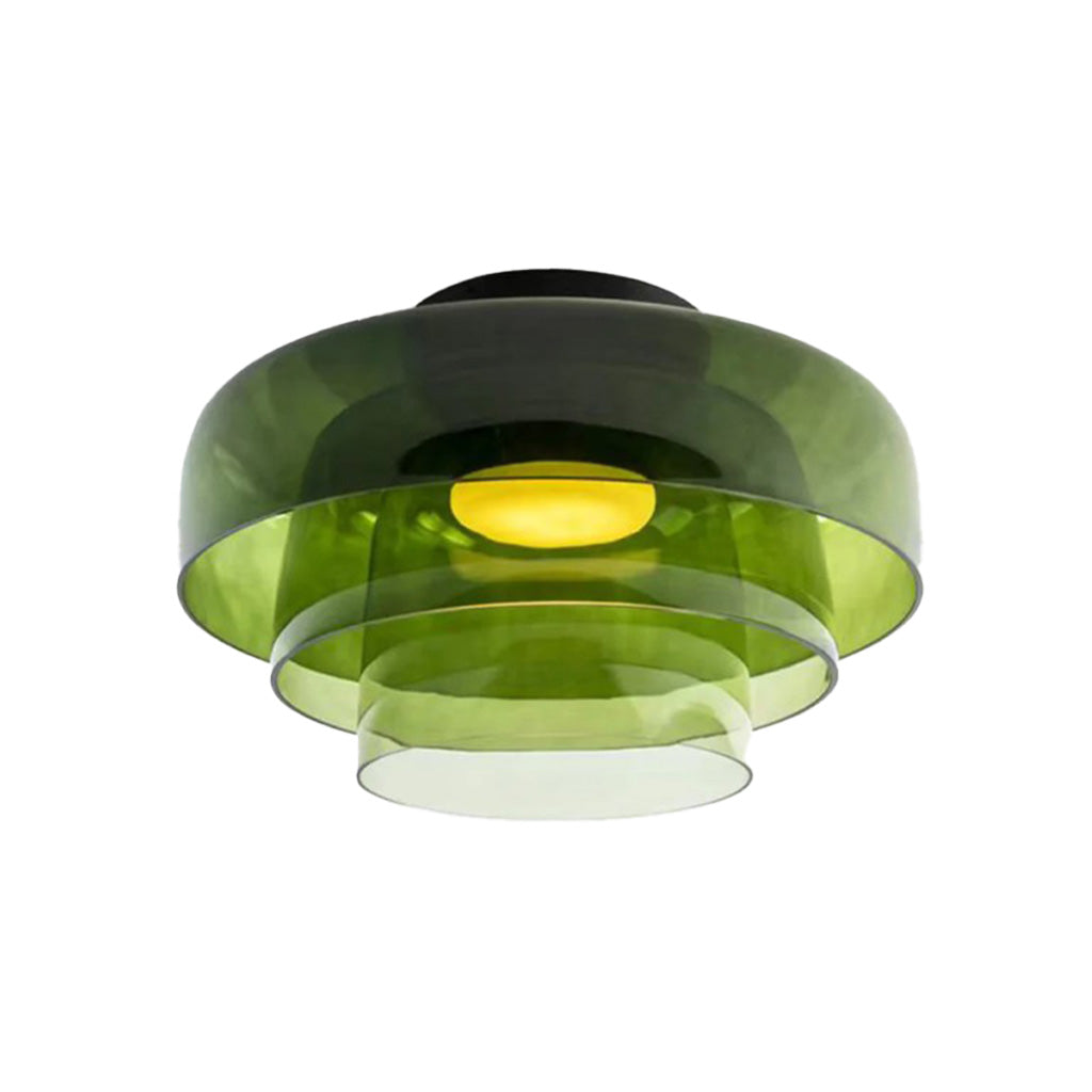Asbille Mehrschichtige Disc Glas Deckenleuchte