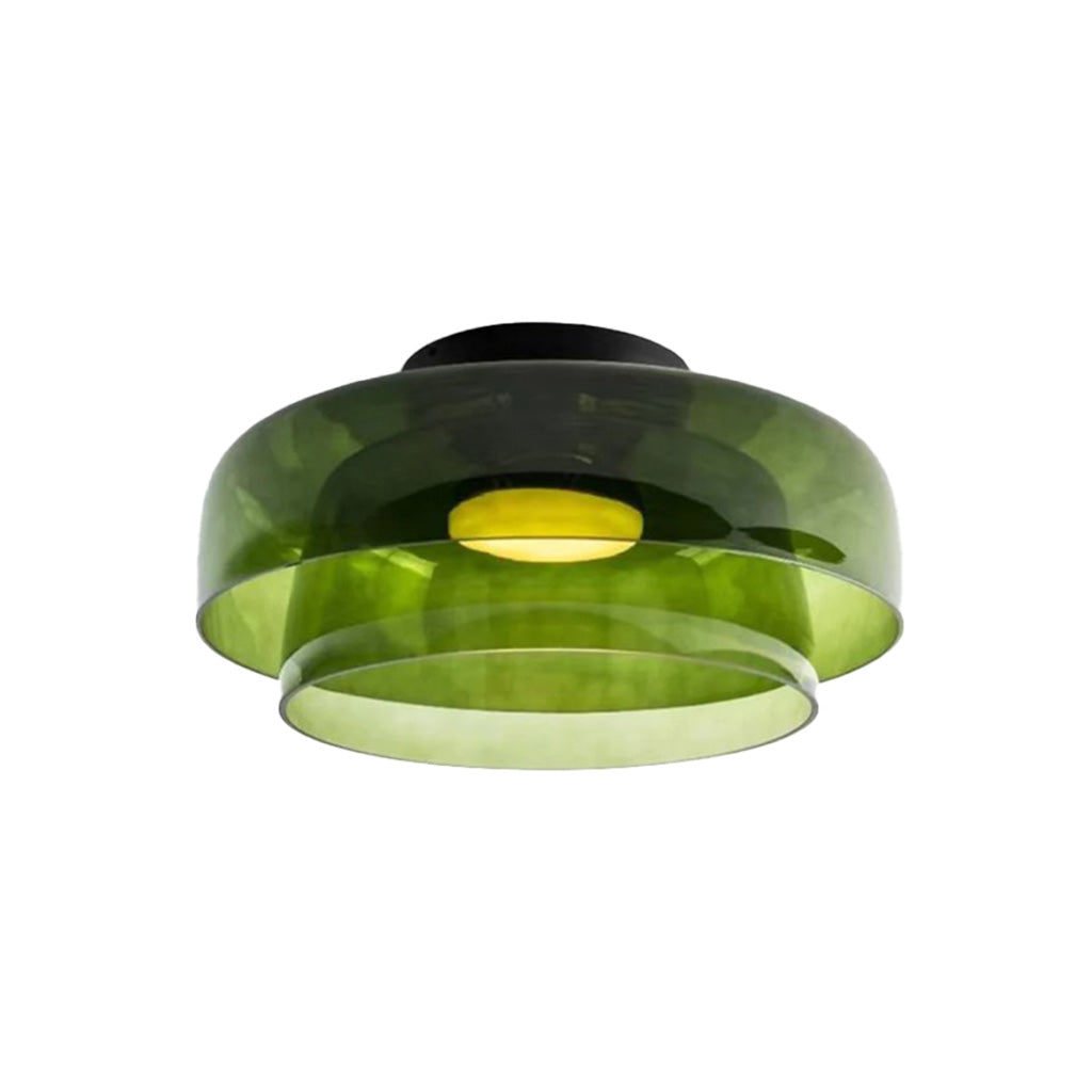 Asbille Mehrschichtige Disc Glas Deckenleuchte