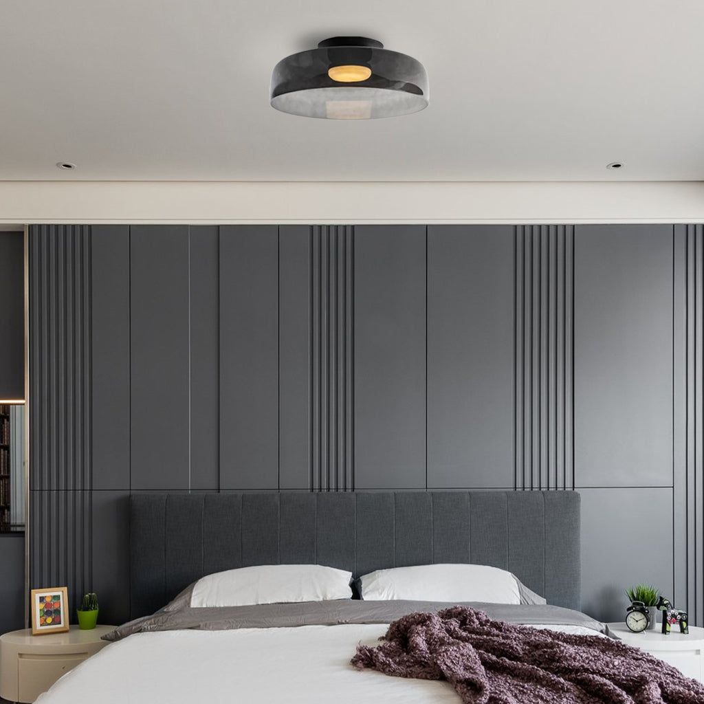 Asbille Mehrschichtige Disc Glas Deckenleuchte