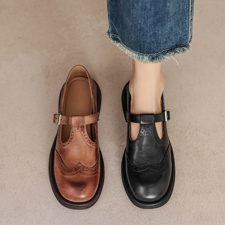 Mattea | ELEGANTE MARY JANES AUS LEDER