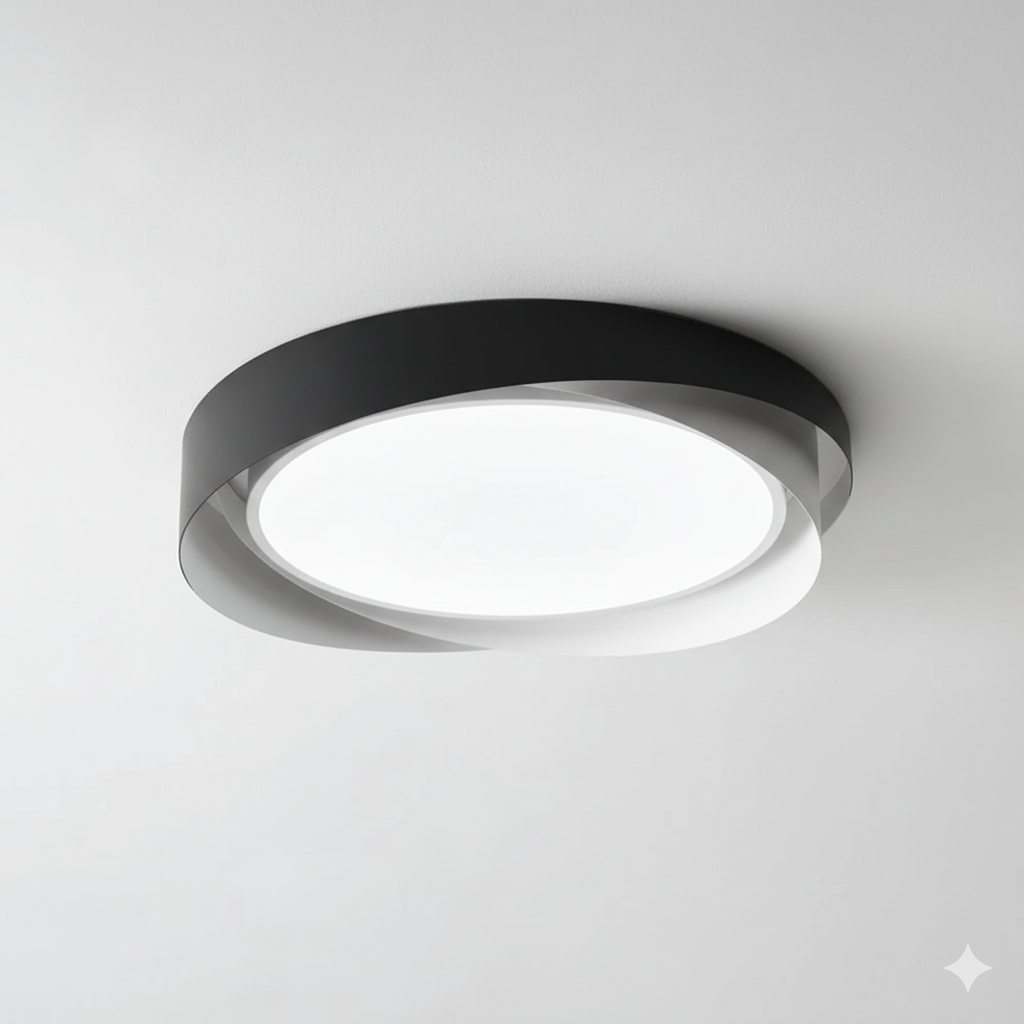 Schlichte Quinn LED Deckenleuchte