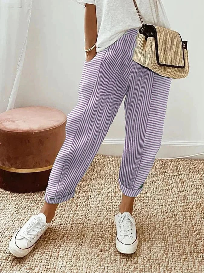 Manon™ | STRIPED PANTS
