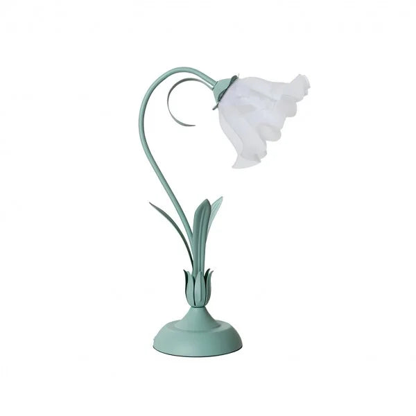 Verstellbare Vintage Blumen Tischlampe