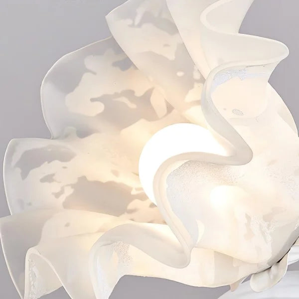 Verstellbare Vintage Blumen Tischlampe