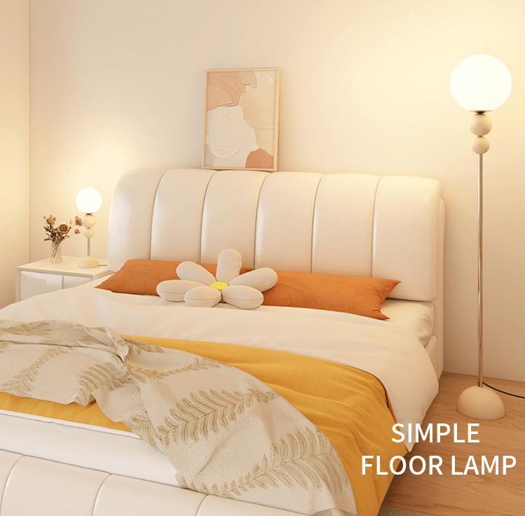 Clavelle – Wohnzimmer Blüten-Stehlampe mit LED-Beleuchtung